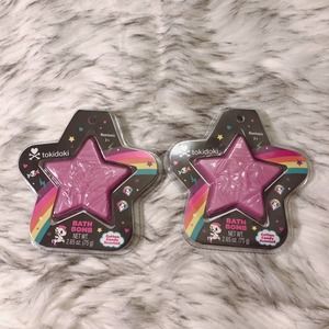 NWT Tokidoki Unicorno Star Shaped Bath Bomb Set Cotton Candy